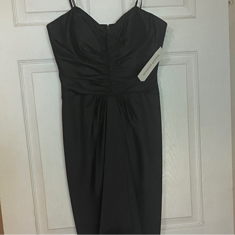 Maggy London Black Midi Dress